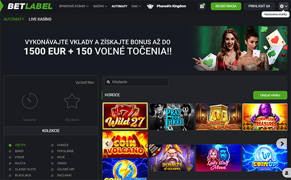 BetLabel Casino Slovenija