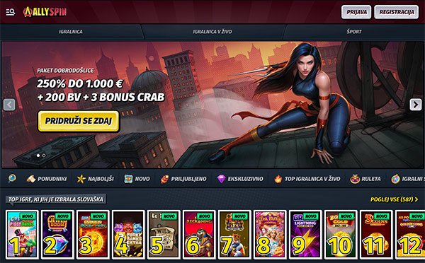 AllySpin Casino Slovenija