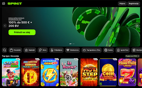 Spinit Casino Slovenija