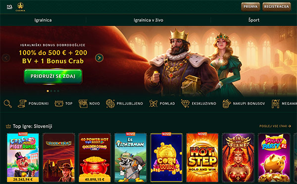 Casinia Casino Slovenija